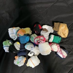Lot of baby socks - various brands - gently used - see photos for details